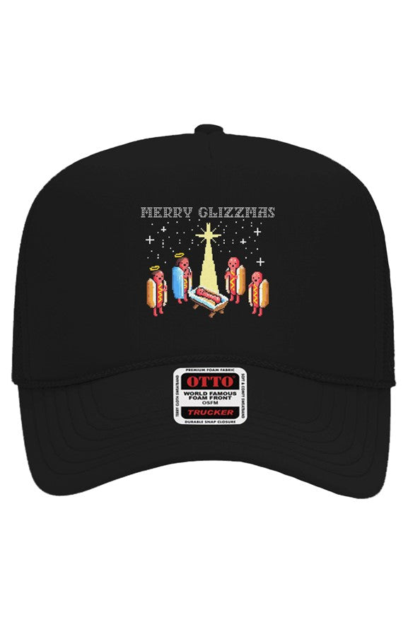 Merry Glizzmas Mesh Trucker Hat