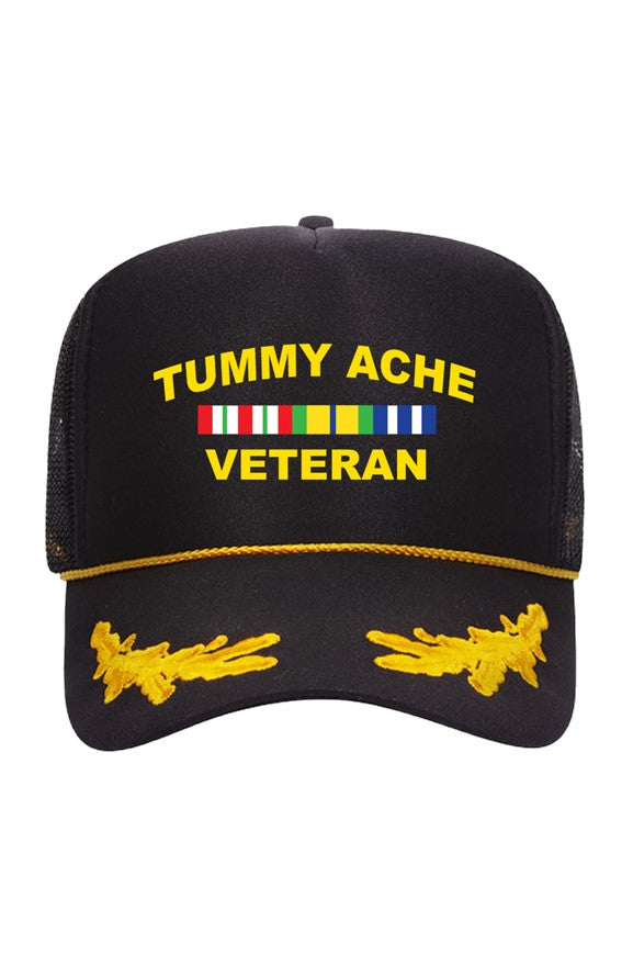 Tummy Ache Veteran Trucker Hat