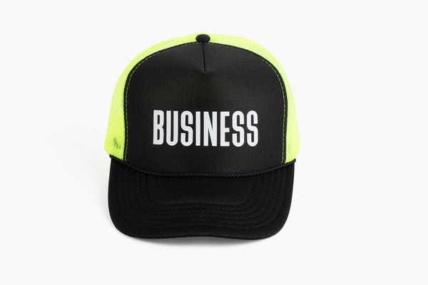 Business in the Front / Party In The Back Trucker Hat - Shitheadsteve