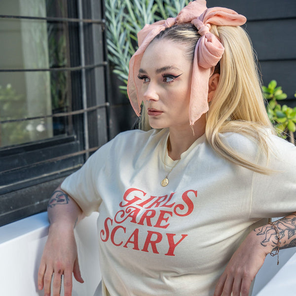 Girls Are Scary T Shirt - Shitheadsteve