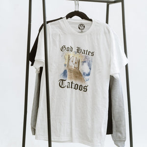 God Hates Tattoos T Shirt - Shitheadsteve