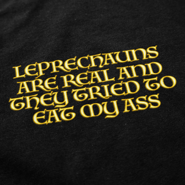 Leprechauns Are Real T Shirt - Shitheadsteve