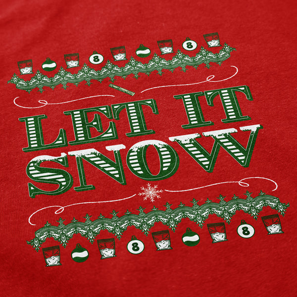 Let It Snow Lines T Shirt
