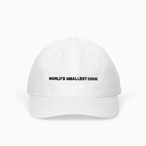 World's Smallest Cock Hat White - Shitheadsteve