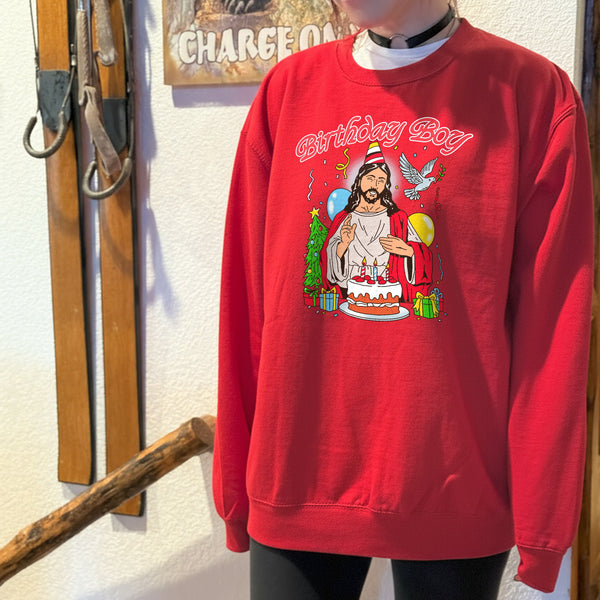 Birthday Boy Crewneck Sweatshirt