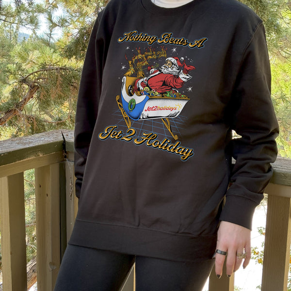Santa Holiday Crewneck Sweatshirt
