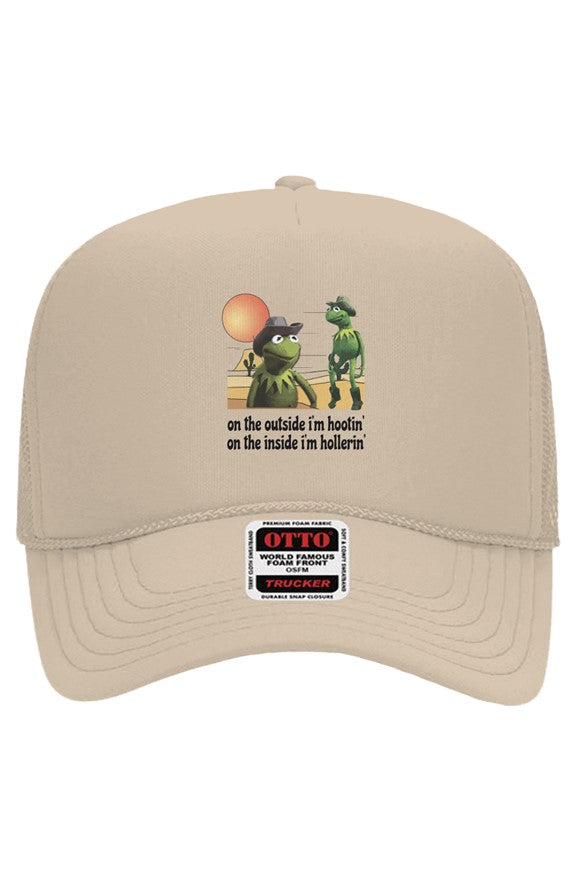 Hootin and Hollerin Mesh Trucker Hat