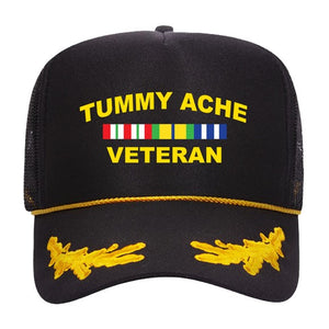 Tummy Ache Veteran Trucker Hat