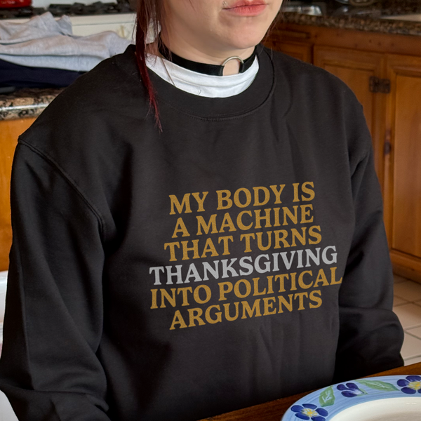 Machine Argument Crewneck Sweatshirt