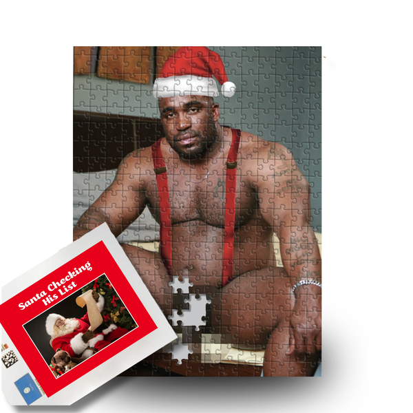 Santa Checking His List Prank Puzzle