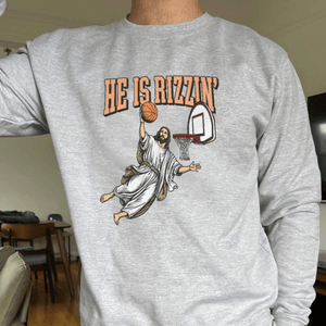 He is Rizzin' Crewneck Sweatshirt - Shitheadsteve