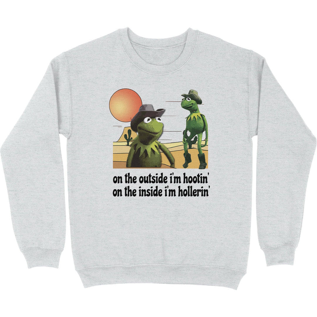 Hootin & Hollerin Crewneck Sweatshirt - Shitheadsteve