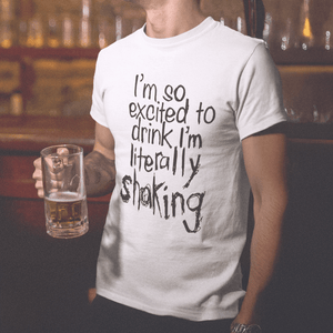 I'm Shaking T Shirt - Shitheadsteve
