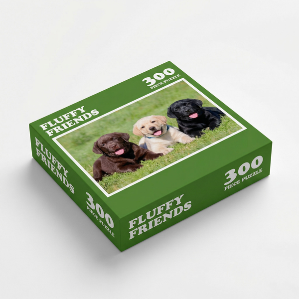 Fluffy Friends Dogs Pooping Puzzle