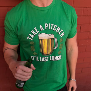 Take A Pitcher T Shirt - Shitheadsteve