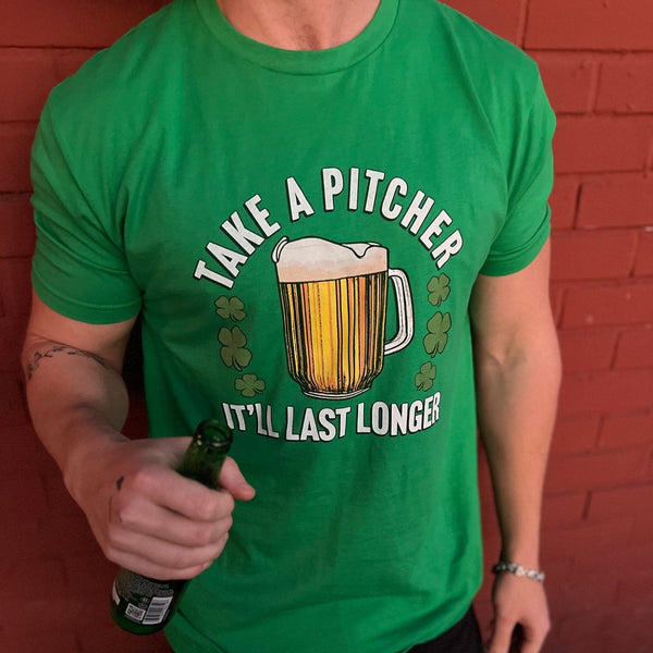 Take A Pitcher T Shirt - Shitheadsteve