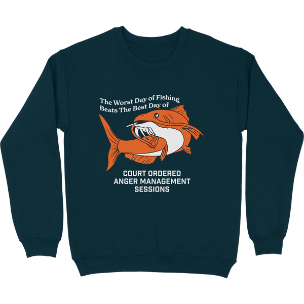 Court Ordered Anger Management Crewneck Sweatshirt